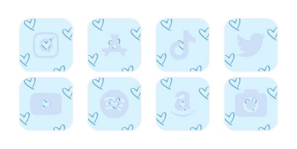 Light blue icon! App Icon Pack[206PT8mBo2rTgUryX3rg]