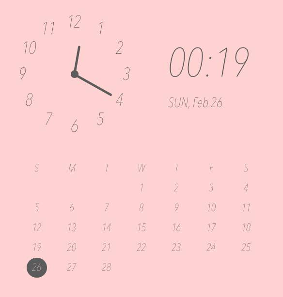 Reloj Ideas de widgets[NFfkpfLHiyhV18pxebix]