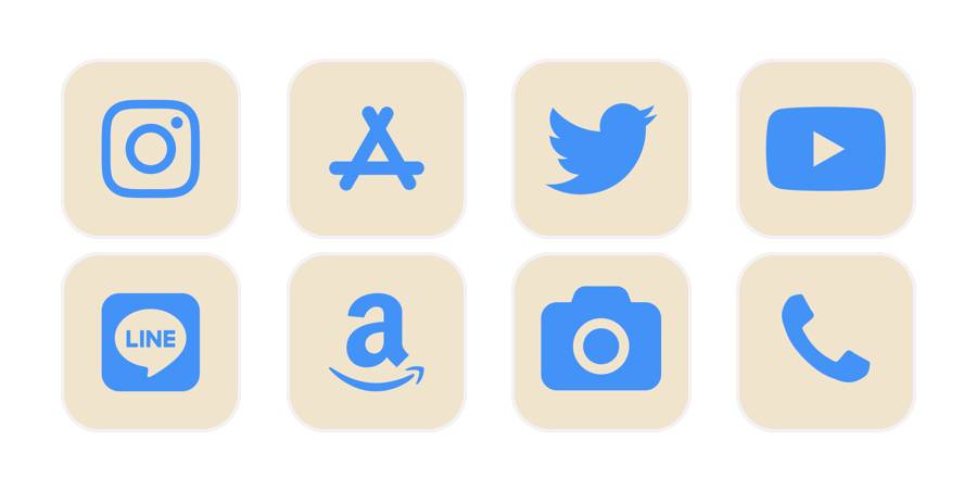 beige&blue Pakiet ikon aplikacji[0SWm54ZHopUJKgPM7Bc7]
