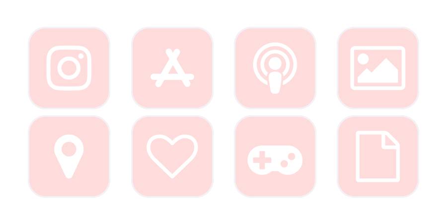 Pink kawaii icon pack Пакет икона апликација[X0JuNcG2GFVCJBjMRCWK]
