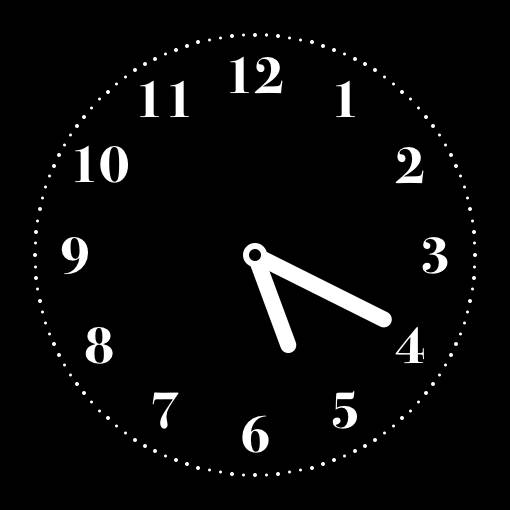 black clock Hodiny Nápady na widgety[DZJgcuUYUEJqjezc19q5]