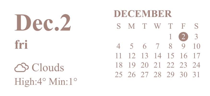 カレンダー Thời tiết ý tưởng widget[e69S9KoqoTtodC5BN6Ie]