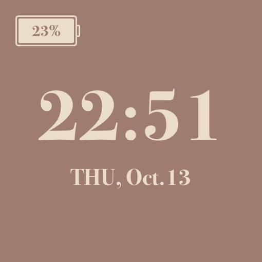 　 Time Widget ideas[1b20FQlUGX56gytk1Xj5]