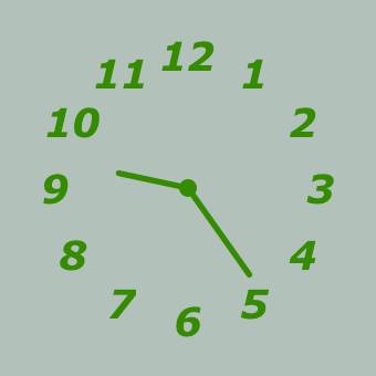とけい🌿 Clock Widget ideas[UqPSDVkrlhXRjGIYcdH3]
