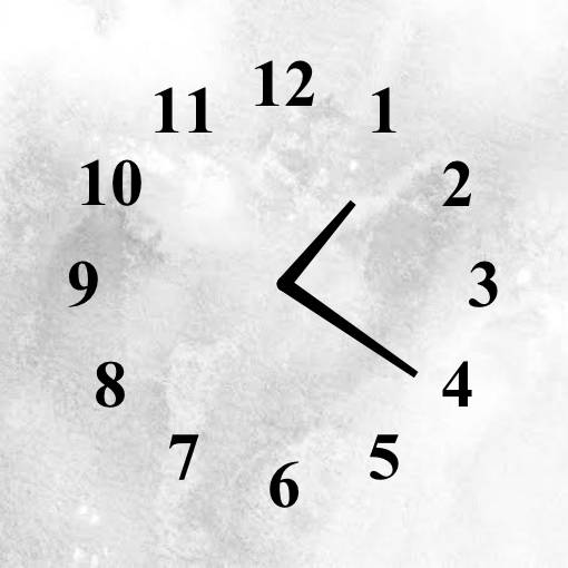 大理石small時計 Clock Widget ideas[2HOmoH02TYus48ijj6qO]