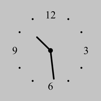 モノトーン時計Horloge Idées de widgets[TYsgoUFqVDo18pUNpvVQ]