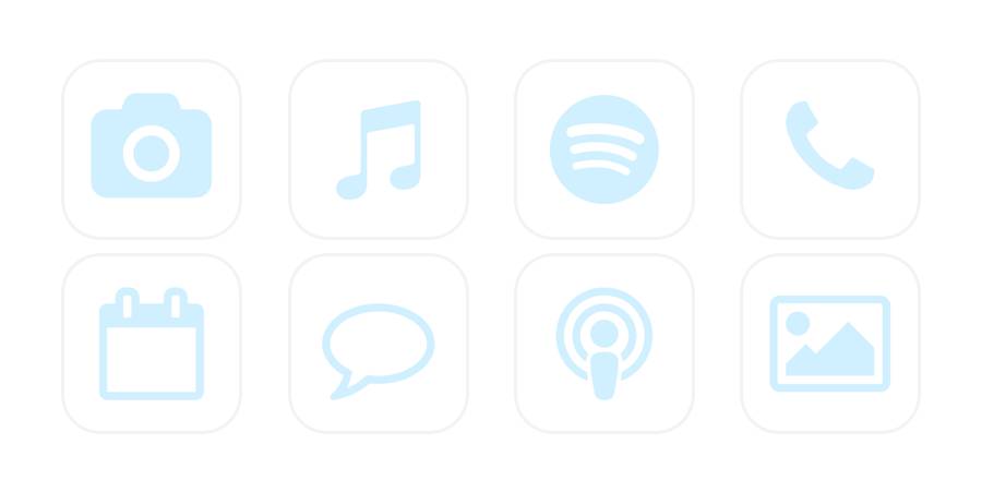 esthetic blue Paquete de iconos de aplicaciones[sPpeuP1JZVeRxB4RMr4p]