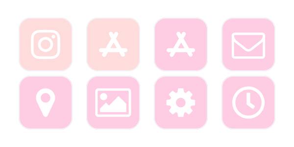 Rosa Paquete de iconos de aplicaciones[uprG2rhOTcLEHoIOAkgF]