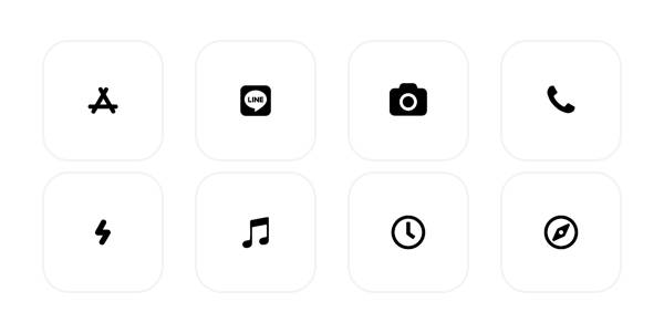 シンプル App Icon Pack[jTeK9qpACwUlQAGwQpwK]