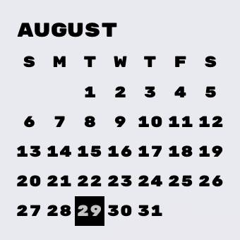 Calendar Widget ideas[FiPW9Frr2D3o4Y2fM2zu]
