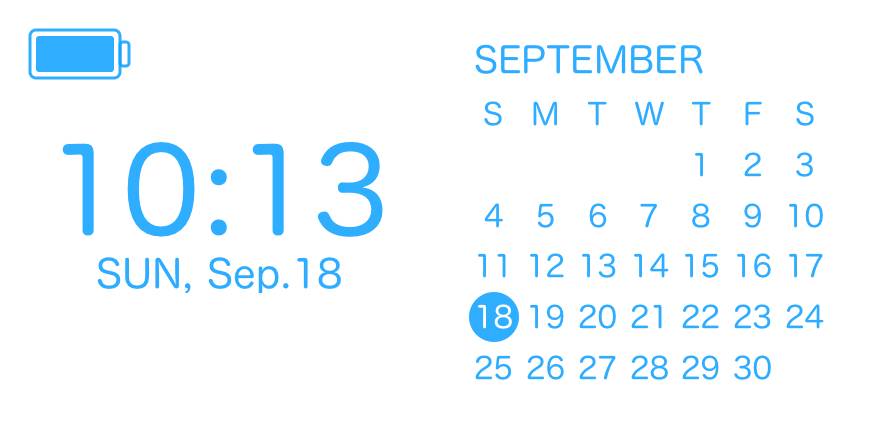 calendar Blue Kalendář Nápady na widgety[fzysezF0Y4zV2rHYXv9J]