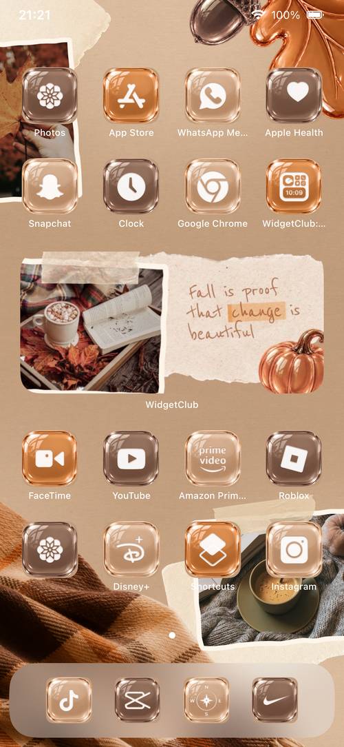 Cozy autumn🍂☕️ Home Screen ideas[QseypJy1N2aGPtsxHl8S]