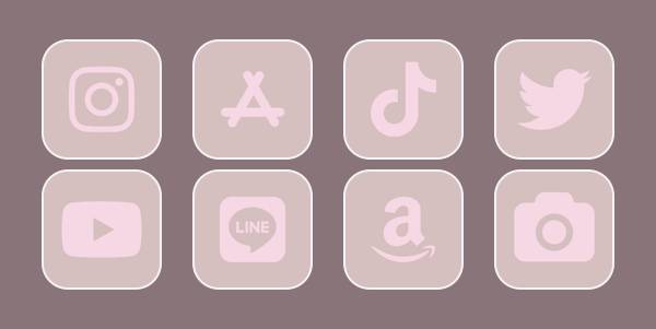Pink App Icon Pack[ca2qfhJ1ujPjgxe7rh6g]