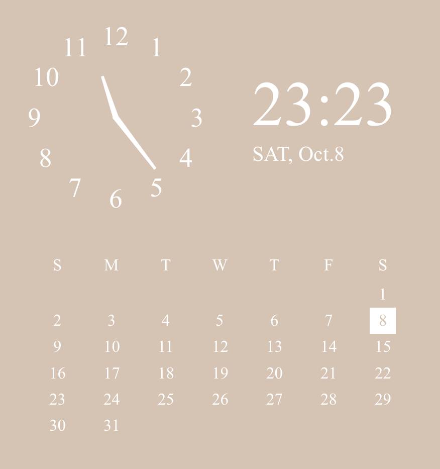 シンプルおしゃれカレンダー Ρολόι Ιδέες για widget[Zbh7vZXiIuRfhCyd8T9L]