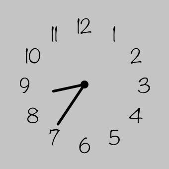 シンプル Clock Widget ideas[cnOWSpmxxSDYgJpT71tV]