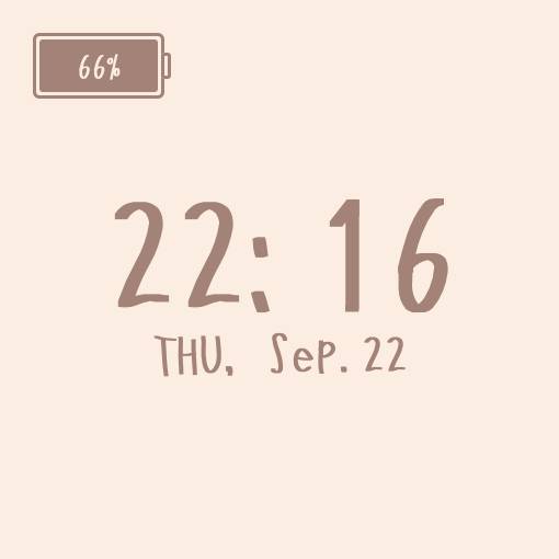 Time Widget ideas[lL5WjYIQoGICBMdvffEY]