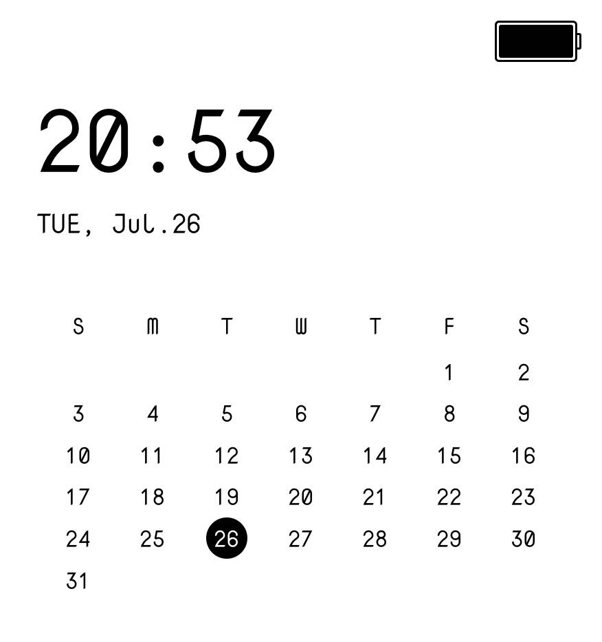 Calendar Widget ideas[Xhvr9BM2rl62QpeR036P]