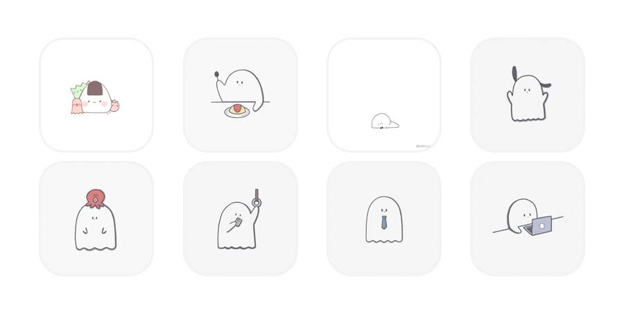 可愛いアイコン Paquete de iconos de aplicaciones[kuFNIry5viu3WBXGX7DJ]