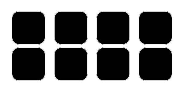 黒 Paquete de iconos de aplicaciones[JnhdS0nc01td9dSqoyKM]