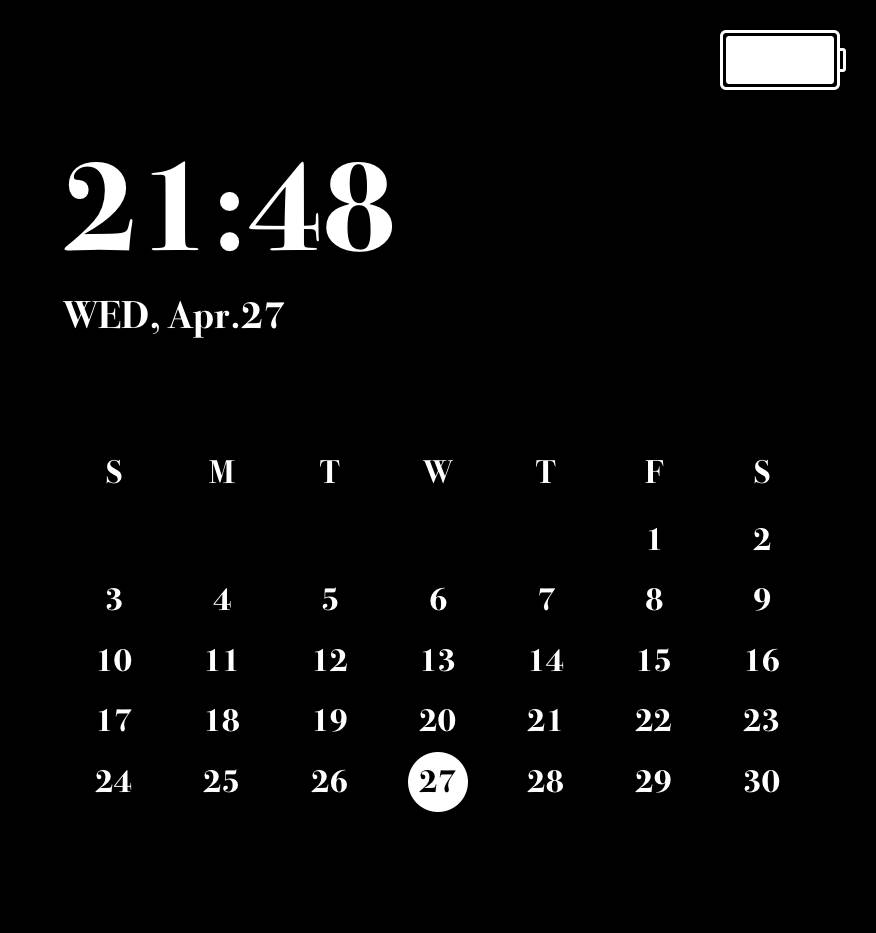 Calendário Ideias de widgets[GWHcVF6zCbRMzojqMcjT]