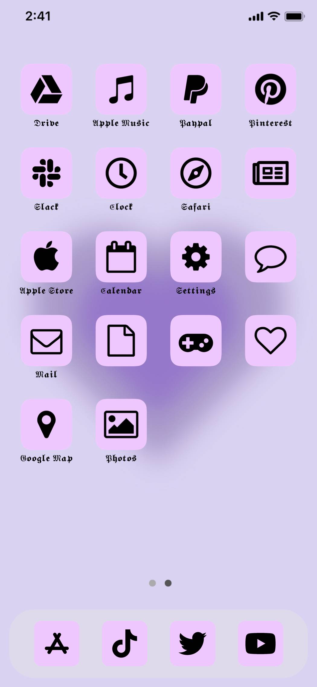 紫Home Screen ideas[KFeAYO3R2FJ3Sz8OfGh1]