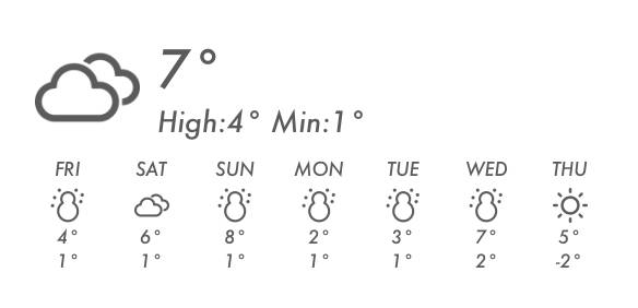 天気สภาพอากาศ แนวคิดวิดเจ็ต[11g8vyehFNxtq7lFzJcQ]