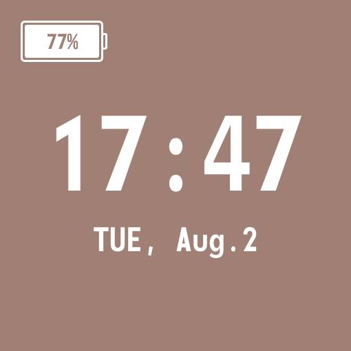 Battery Hora Ideas de widgets[HyEs7zMuDFUNPaUPlTaE]