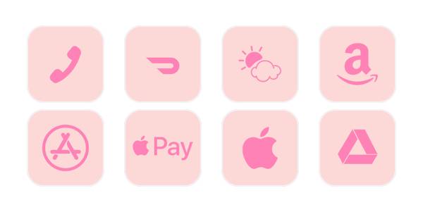 baby pink :) Gói biểu tượng ứng dụng[mXL4Bk4vFn9FWJ723Db3]