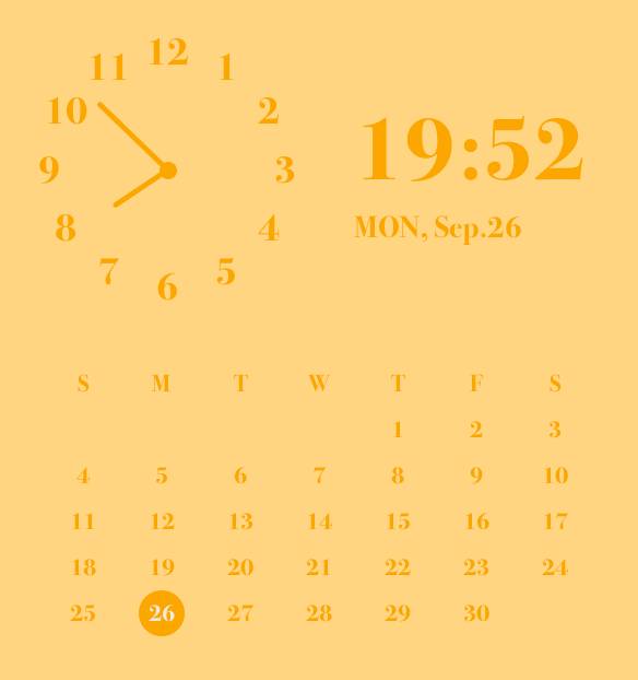 clock Horloge Idées de widgets[YhFe6ZoFTS0ekmqmrFsp]