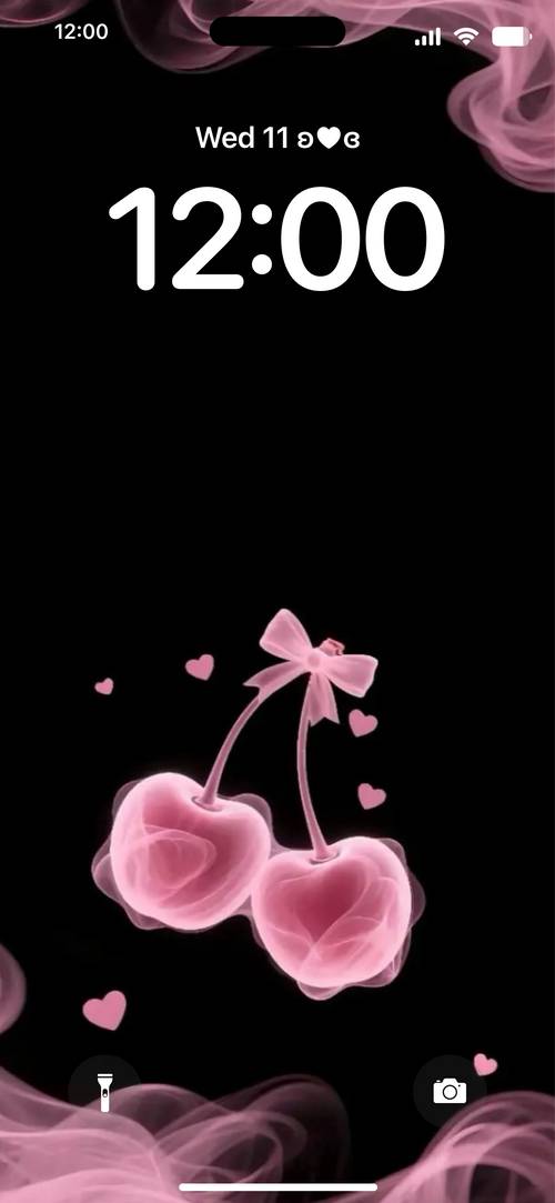 地雷系黒ピンクLockscreen[hsS88kWqEXf7kCyh73xD]