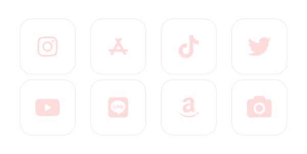 ピンクスモール🎀💕💓💗 App Icon Pack[HuQw23313Ae7srQBIcXM]