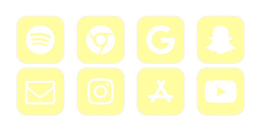 lemon white icons App Icon Pack[e3ZOitphlWtVa5l6IhXj]