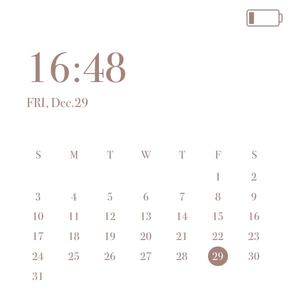 Calendario Ideas de widgets[zHuMtZNa6B9dUAZN0A6V]