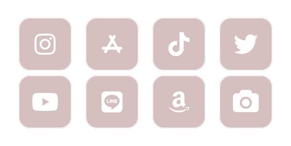 pinkbeigeApp Icon Pack[jRjOv51WRI3rxtBVI8pH]