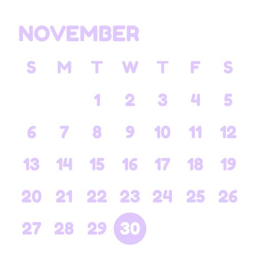 purple カレンダーウィジェット[RAkEyvmU5hS4GOdFyOTB]