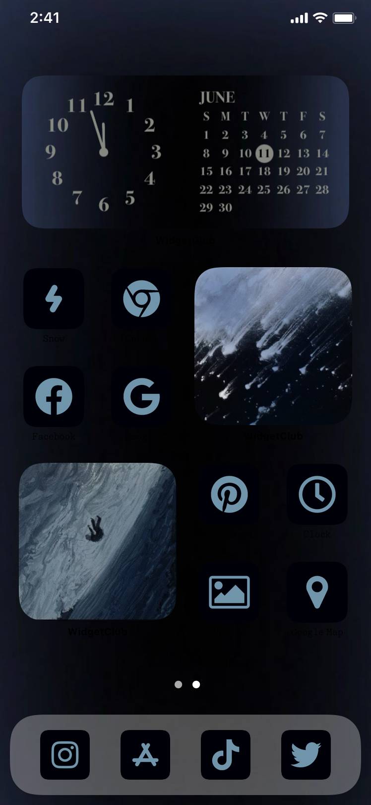 DarkBlueHome Screen ideas[fCd8U87yHYQwVXVg0wUc]