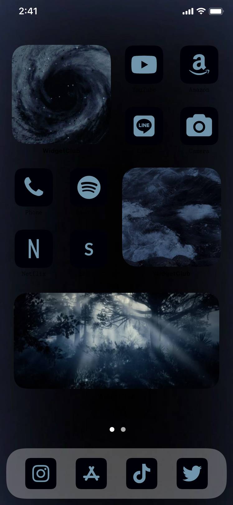 DarkBlueHome Screen ideas[fCd8U87yHYQwVXVg0wUc]