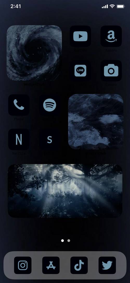 DarkBlue Home Screen ideas[fCd8U87yHYQwVXVg0wUc]