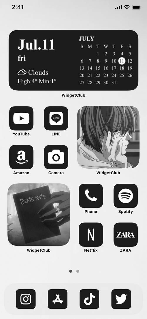 DEATHNOTE　デスノート　夜神月　L　白黒　モノクロ Idei pentru ecranul de pornire[Lq44U29NQnhldsXYxm73]