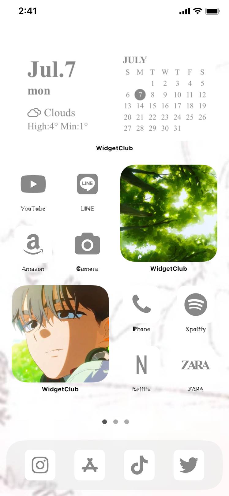 ALIENSTAGE　エイリアンステージ　シンプル　緑　白　グレーIdee per la schermata iniziale[I8IkpPAyifbhFwSETOvP]