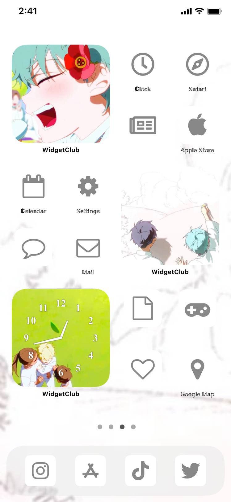 ALIENSTAGE　エイリアンステージ　シンプル　緑　白　グレーគំនិតអេក្រង់ដើម[I8IkpPAyifbhFwSETOvP]