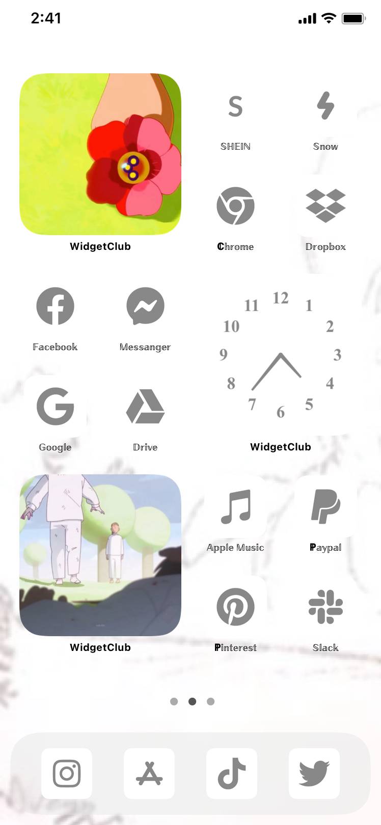 ALIENSTAGE　エイリアンステージ　シンプル　緑　白　グレーIdee per la schermata iniziale[I8IkpPAyifbhFwSETOvP]