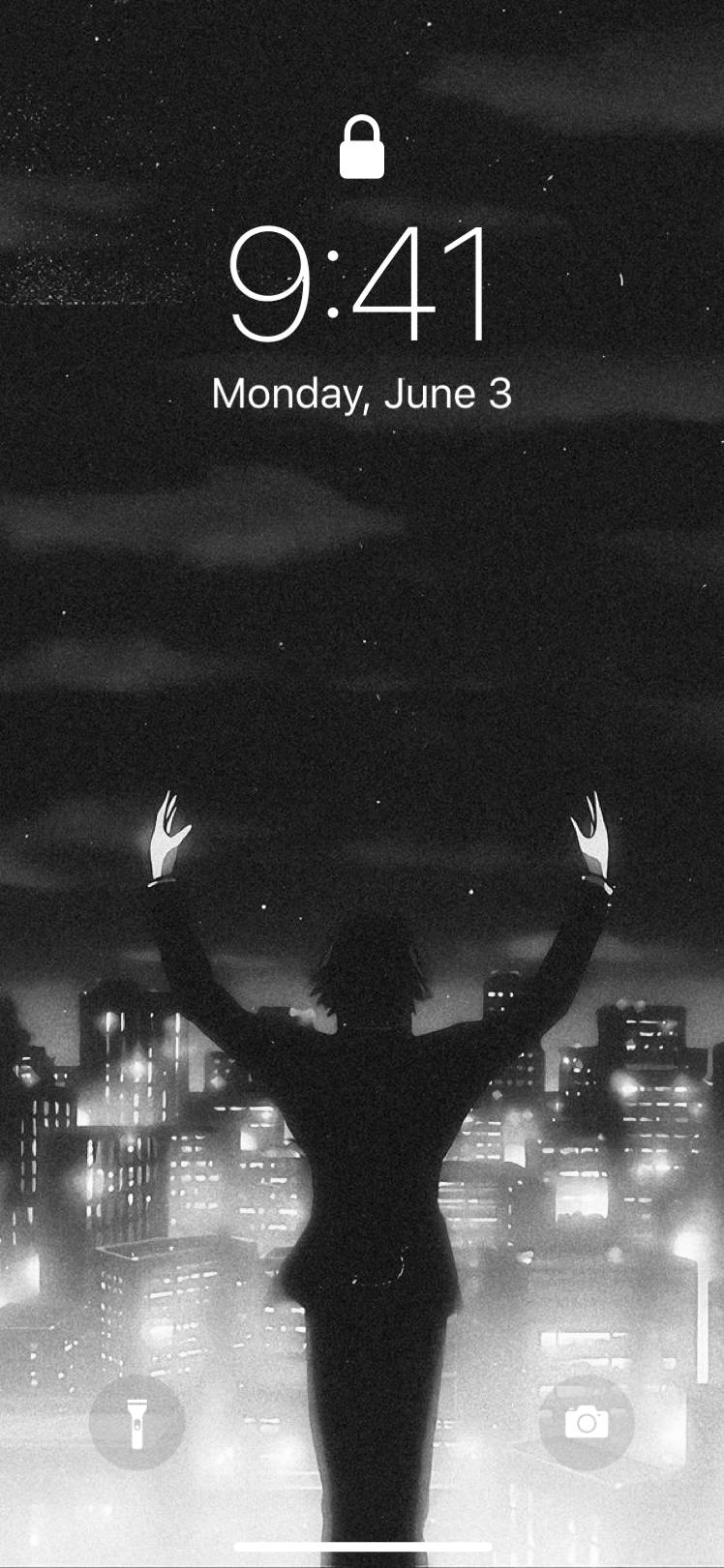 HUNTER × HUNTER　ハンターハンター　クロロ　kuroro　白黒　モノクロគំនិតអេក្រង់ដើម[Gc8pgqnI3QubejngJyve]