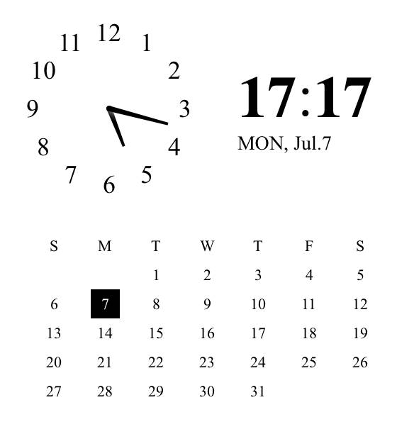 Clock Widget ideas[BlKfoAf0hxpZrhyTlWCp]