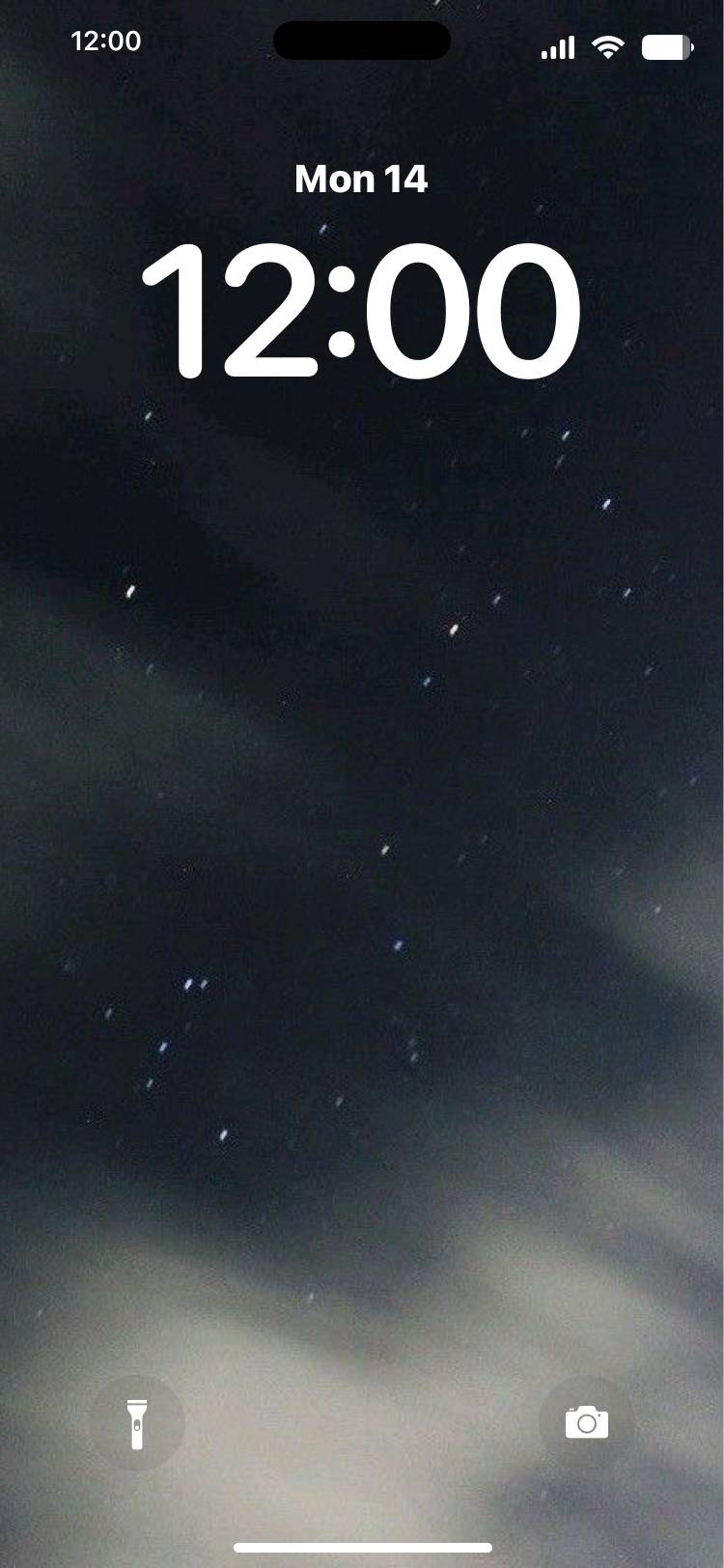 ダーク　暗い　黒　グレー　青　空　雲　シンプル　おしゃれ Sperrbildschirm[dv6SAOC56VaPqdbcEcu5]