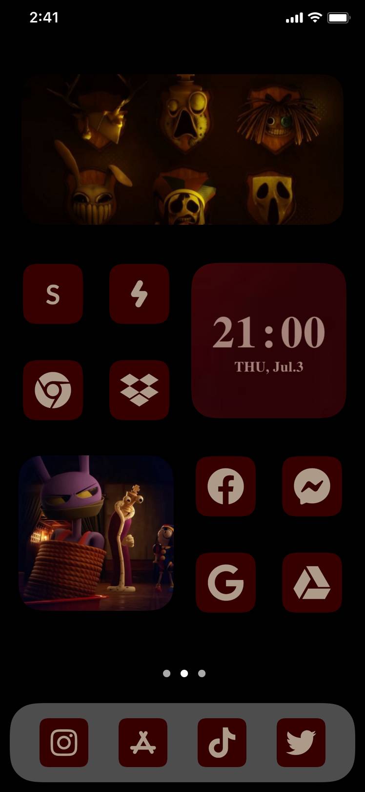 アメイジングデジタルサーカス　AmazingDigitalCircus　赤　黒គំនិតអេក្រង់ដើម[hjXoY9ZkzzNkmC7Tx9XR]