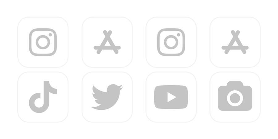Gray App Icon Pack[PIaQ5Sh6s20sfKKiPeIX]