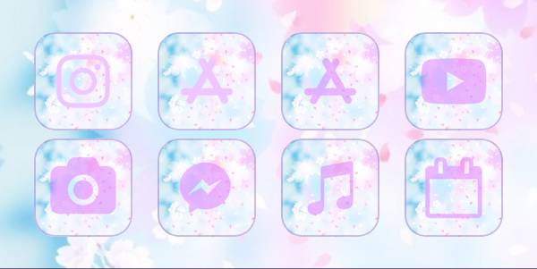 桜　パープル App Icon Pack[TfuIPGAw9cZ6cMj9dyv7]