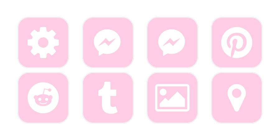 🌸🫧 pretty pink icons 🫧🌸アプリアイコン