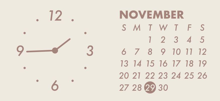 とけいカレンダー Reloj Ideas de widgets[FYTVXGgQFnek16b4NARj]